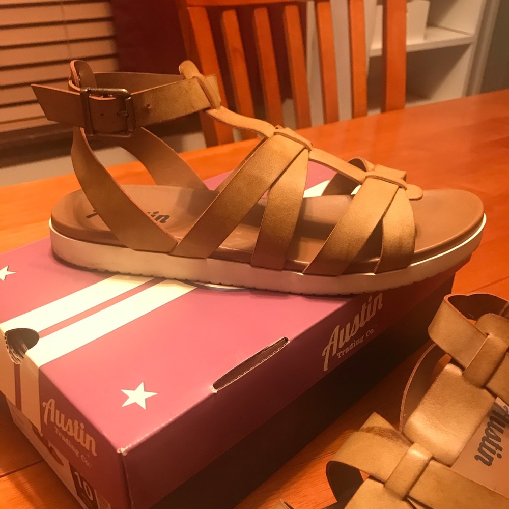 Austin Trading Co. Tan Sandals